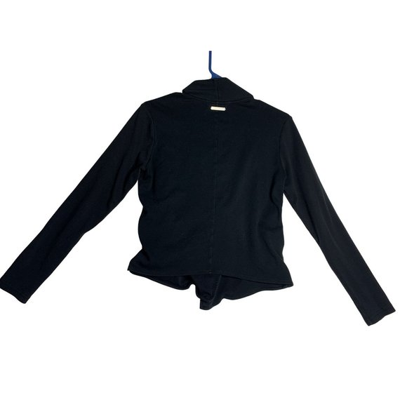 A/X Armani Exchange Side Full Zip Black Sweater Jacket Womens Small - Picture 3 of 5